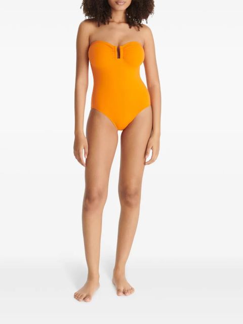 ERES Cassiopée strapless swimsuit - Orange