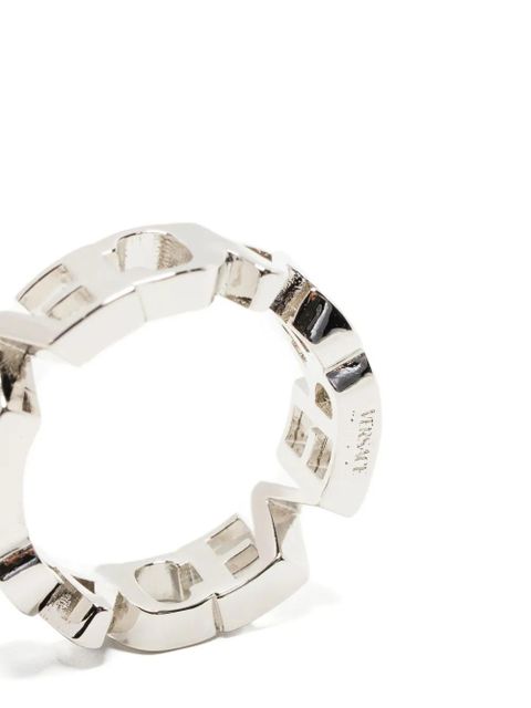 Versace logo ring - Silver