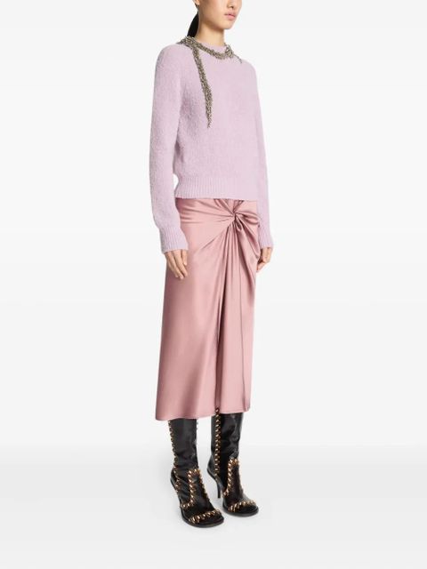 DRIES VAN NOTEN crew-neck sweater - Pink