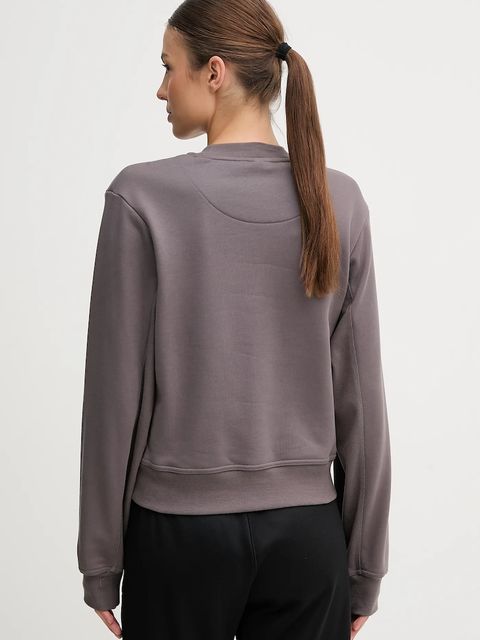 adidas by Stella McCartney bluza treningowa damska kolor szary gładka JW4692 - zdjęcie produktu nr 2
