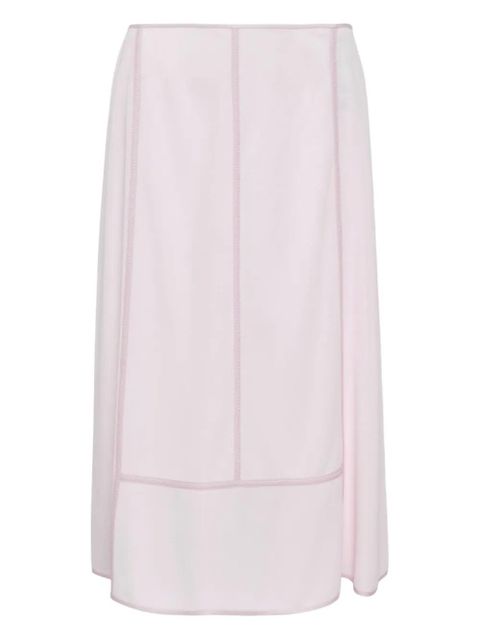 Jil Sander panelled crepe skirt - Pink - zdjęcie produktu nr 1