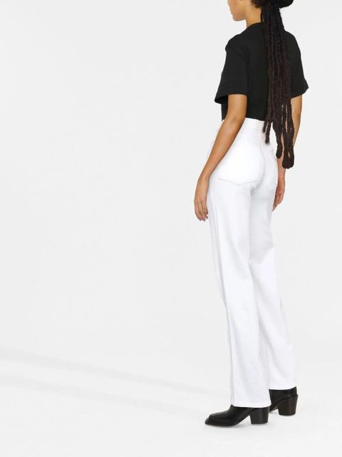 RE/DONE straight-leg high-rise jeans - White