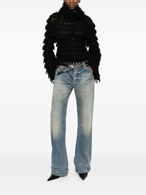 Blumarine fringed sweater - Black - zdjęcie produktu nr 2