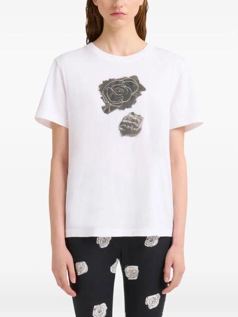 Marni cotton t-shirt - White - zdjęcie produktu nr 2