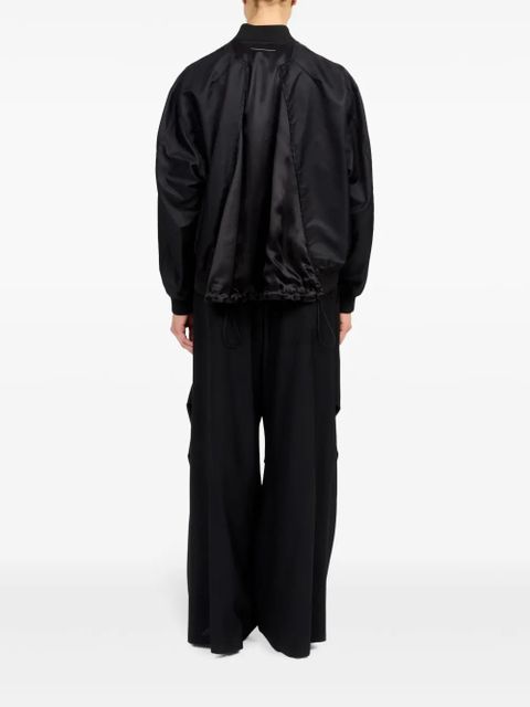 MM6 Maison Margiela numbers-print bomber jacket - Black