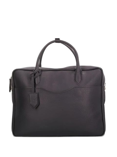 Longchamp leather laptop bag - Black - zdjęcie produktu nr 1