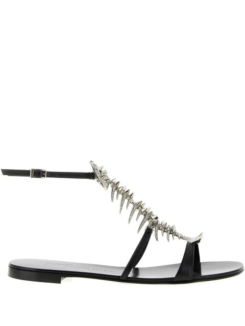 Giuseppe Zanotti metal slim sandals - Black - zdjęcie produktu nr 1