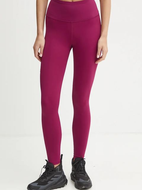 Helly Hansen legginsy sportowe Roam damskie kolor fioletowy gładkie - zdjęcie produktu nr 1