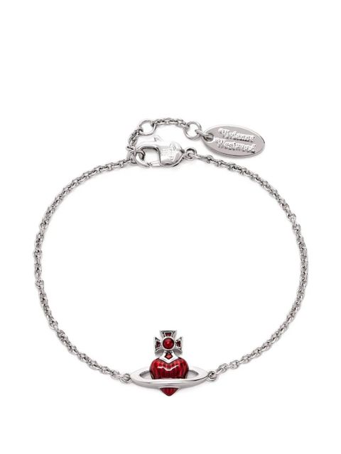 Vivienne Westwood orb enamel bracelet - Silver - zdjęcie produktu nr 1