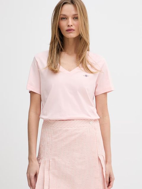 Gant T-shirt damski bawełniany - zdjęcie produktu nr 1