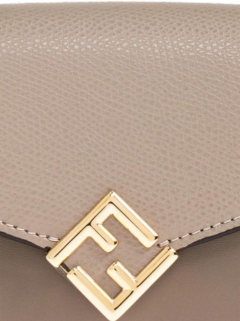 FENDI logo-fastening shoulder bag - Neutrals