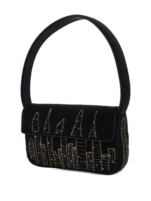 STAUD Tommy beaded skyline shoulder bag - Black - zdjęcie produktu nr 2