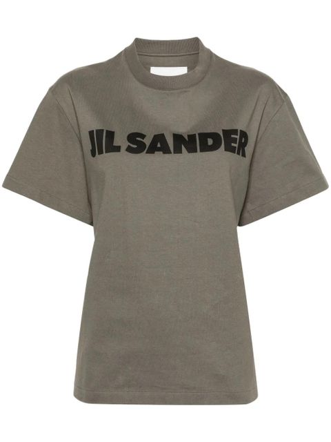 Jil Sander logo-print cotton T-shirt - Green - zdjęcie produktu nr 1