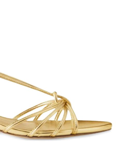 Aeyde Amara metallic-effect sandals - Gold - zdjęcie produktu nr 2