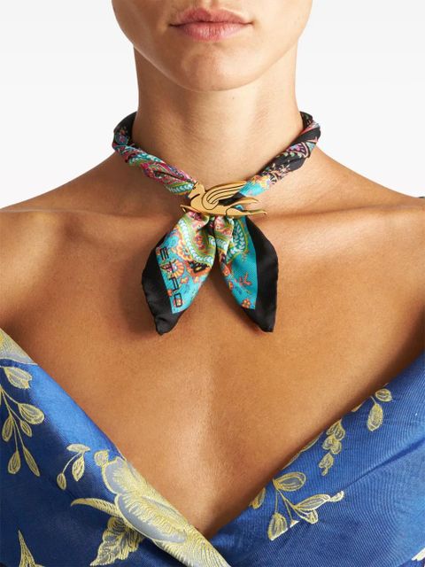 ETRO Pegaso-motif scarf pin - Gold - zdjęcie produktu nr 2