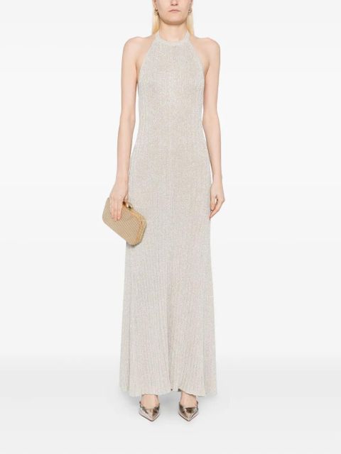 TOM FORD metallic knit dress - Neutrals - zdjęcie produktu nr 2