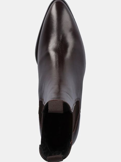 Gant botki skórzane St Broomly damskie kolor brązowy na słupku 31551094