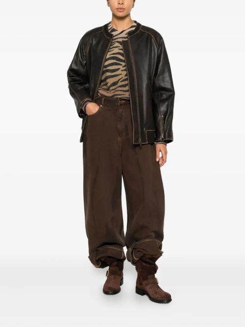 MC2 Saint Barth New Queen animal-print sweater - Neutrals - zdjęcie produktu nr 2