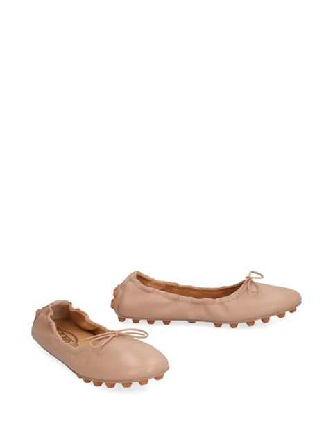 Tod's bow-detail bubble ballet flats - Neutrals - zdjęcie produktu nr 2