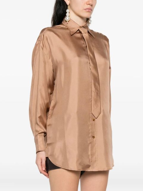 ZIMMERMANN silk shirt - Brown