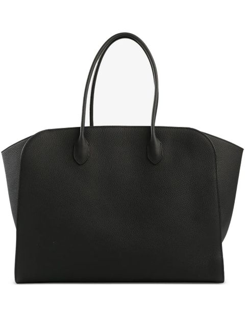 The Row Marlo leather tote bag - Black - zdjęcie produktu nr 1