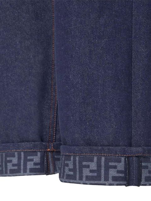 FENDI five-pockets denim jeans - Blue