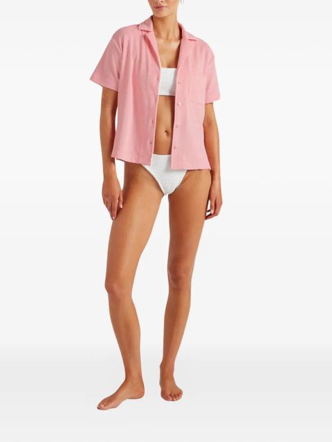 Hunza G short-sleeve towelling shirt - Pink - zdjęcie produktu nr 2