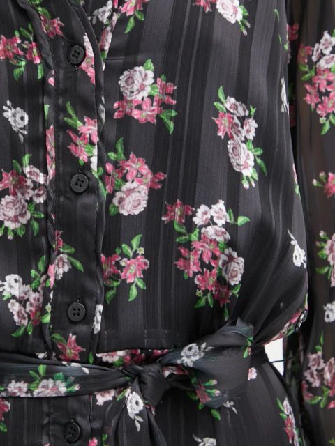 Guess sukienka BREANNA kolor czarny maxi rozkloszowana W5RK77 WGWV2