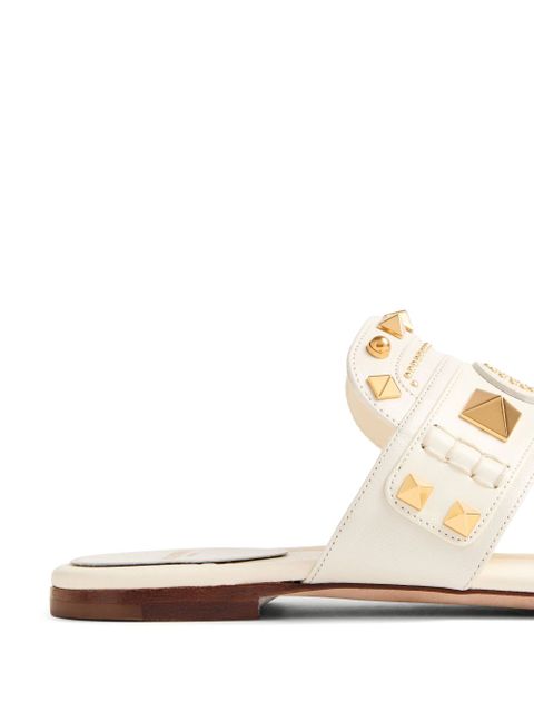 Valentino Garavani Plaster Caster leather sandals - White