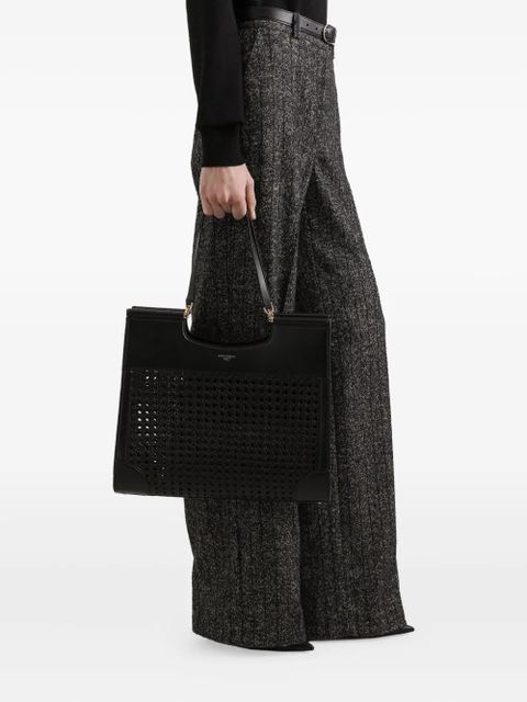 Dolce & Gabbana logo-stamp tote bag - Black