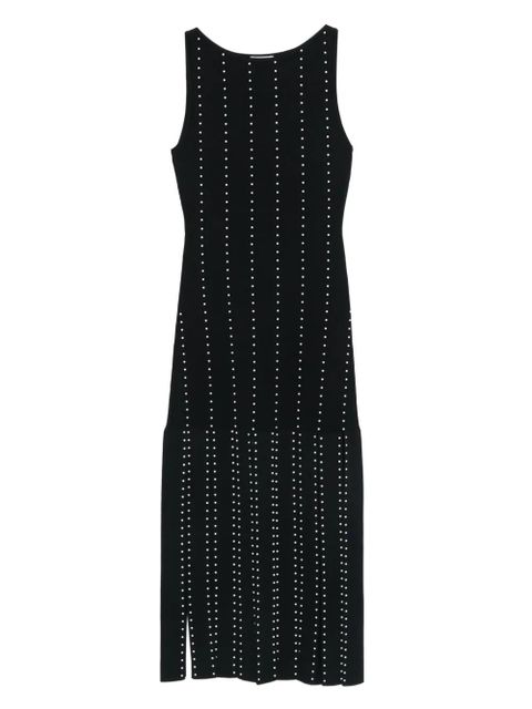 SANDRO pearl-embellished sleeveless dress - Black - zdjęcie produktu nr 1