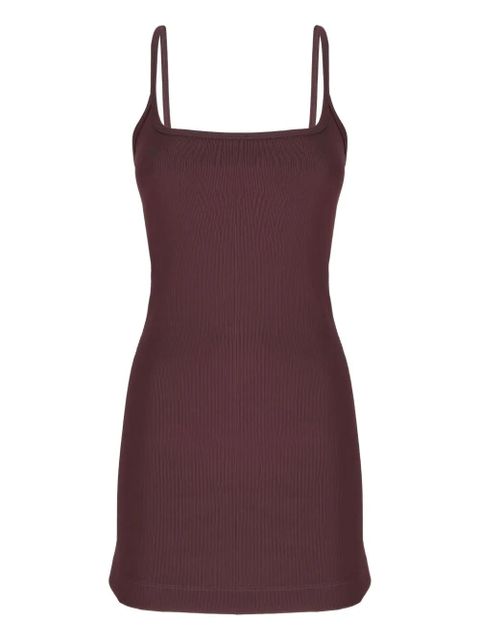 The Attico ribbed mini dress - Brown - zdjęcie produktu nr 1