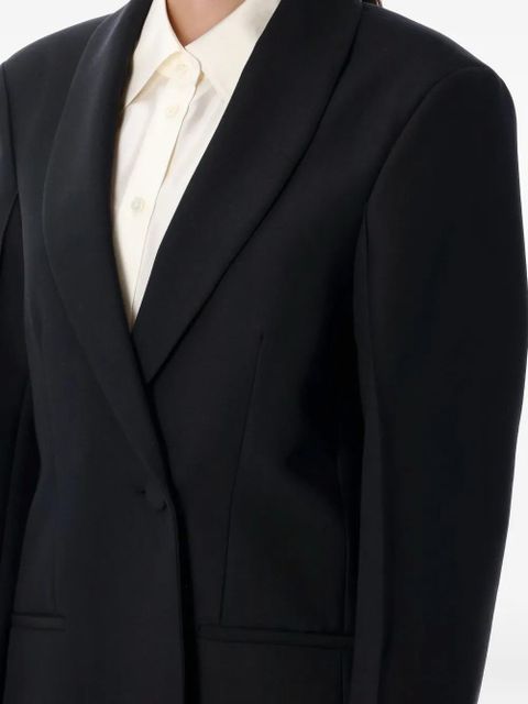 Róhe shawl-lapels coat - Black