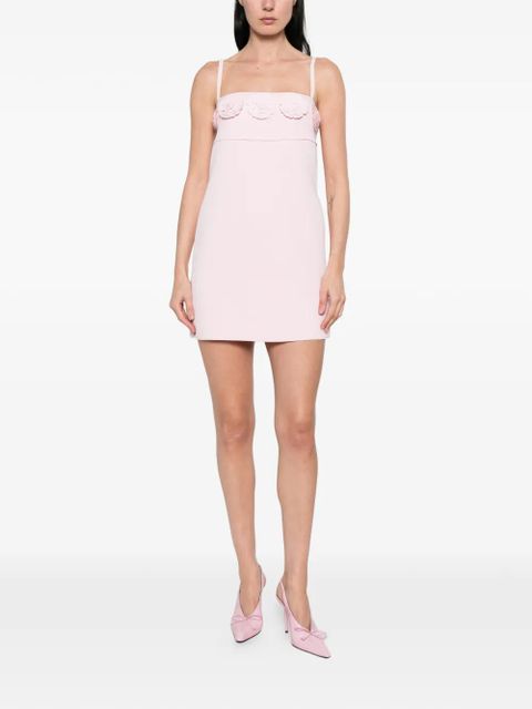 Self-Portrait floral-appliqué mini dress - Pink - zdjęcie produktu nr 2