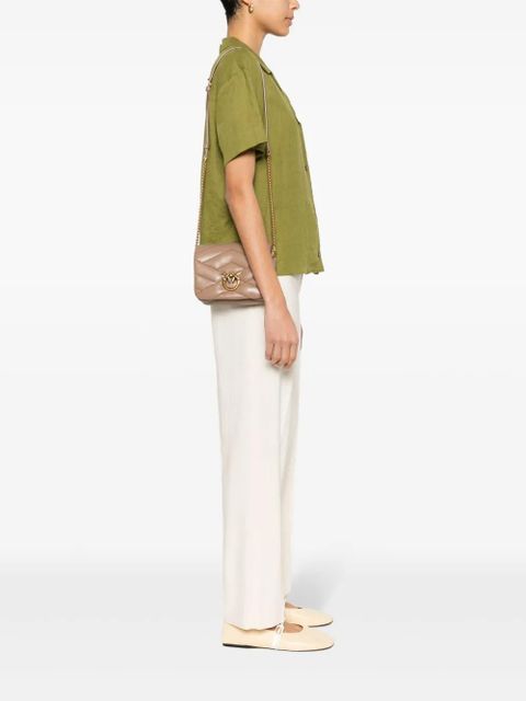 PINKO Love Click quilted shoulder bag - Neutrals