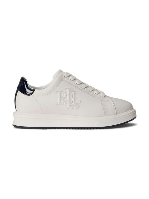 Lauren Ralph Lauren Ainsley sneakersy damskie skórzane - zdjęcie produktu nr 2