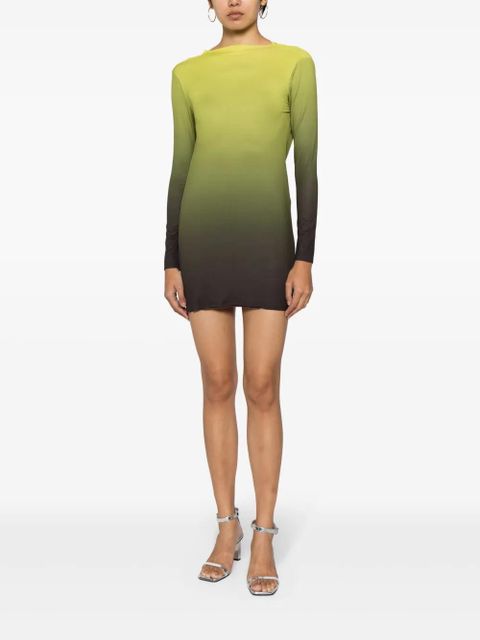 Gimaguas Alba gradient-effect minidress - Green
