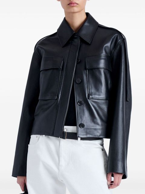Proenza Schouler Dylan leather jacket - Black - zdjęcie produktu nr 2