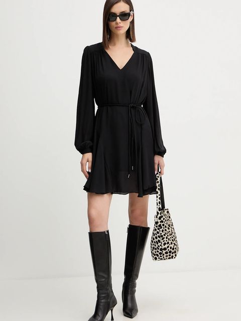 Guess sukienka WANDA kolor czarny mini prosta W5BK51 WGLA2