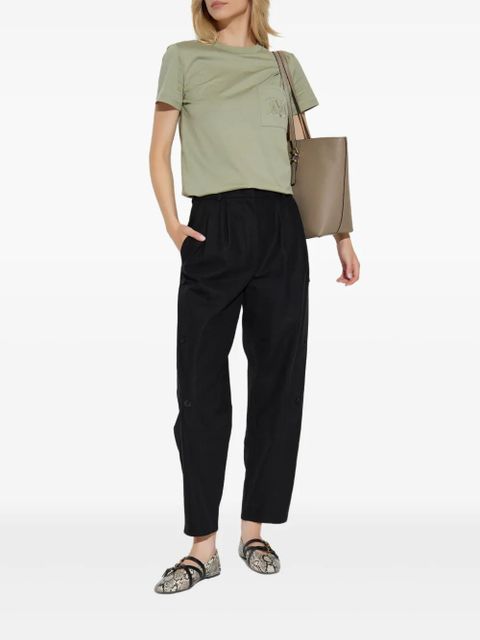 Max Mara logo-embroidered T-shirt - Green - zdjęcie produktu nr 2