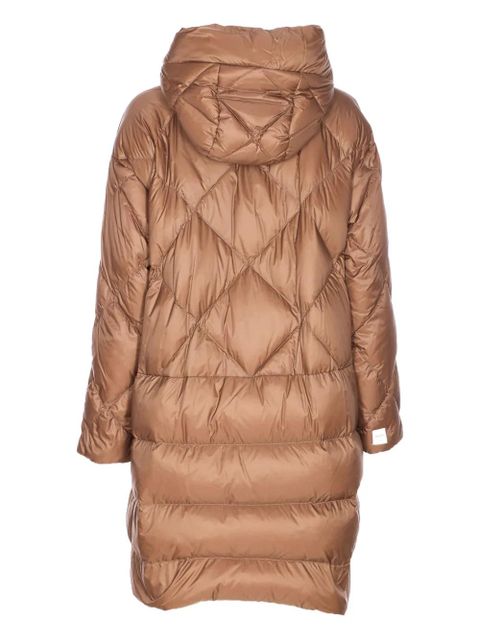 Max Mara Trefe quilted hooded down jacket - Brown - zdjęcie produktu nr 2