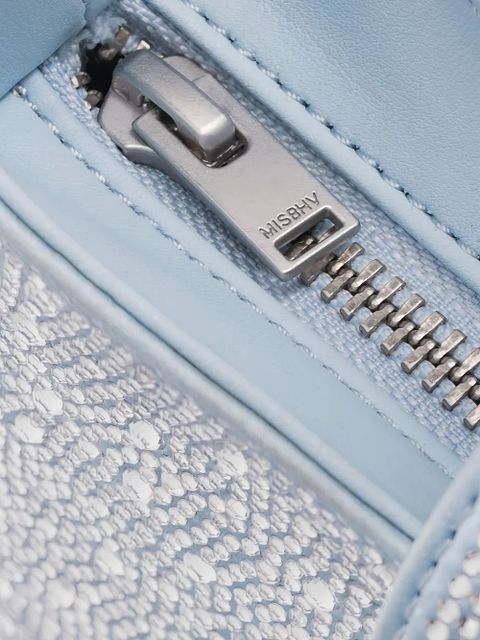 MISBHV crystal-detail shoulder bag - Blue