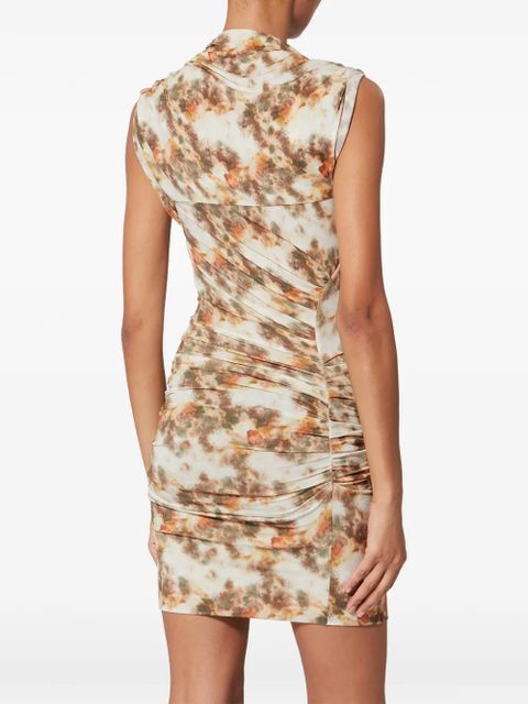 MARANT ÉTOILE Iria ruched mini dress - Neutrals