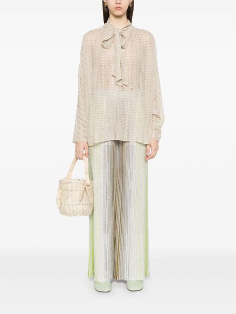 Missoni striped palazzo pants - Green