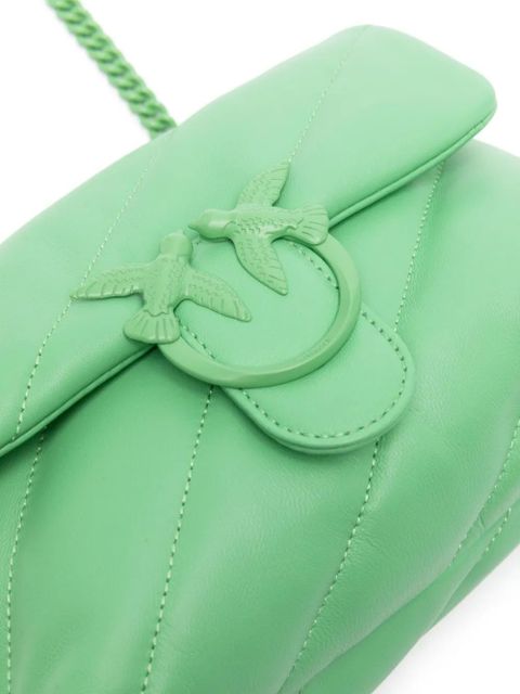 PINKO mini Love quilted shoulder bag - Green