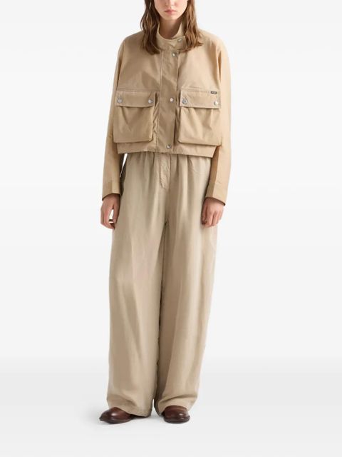 Prada washed Re-Nylon jacket - Neutrals - zdjęcie produktu nr 2