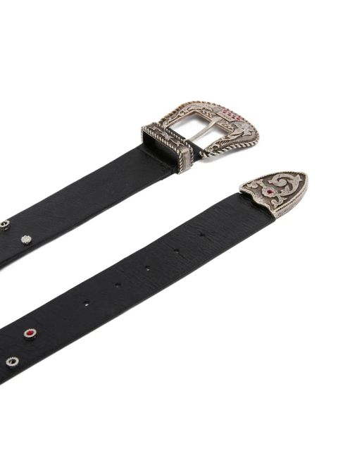 PINKO embellished buckle belt - Black - zdjęcie produktu nr 2