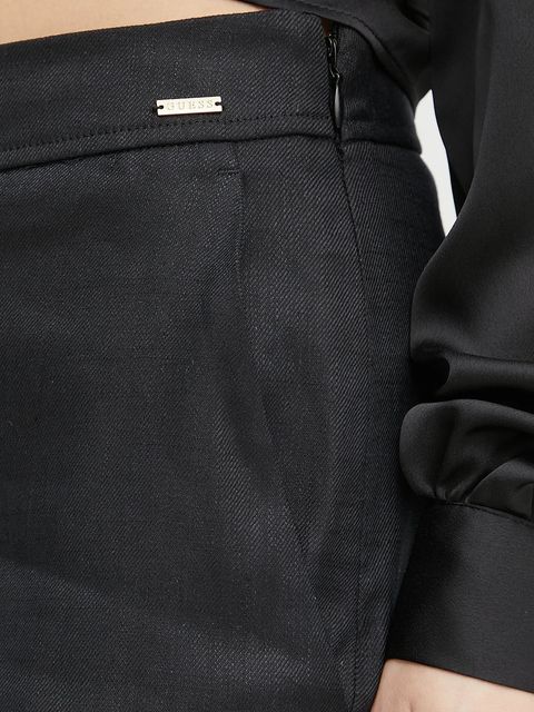 Guess spodnie lniane ISABEAU