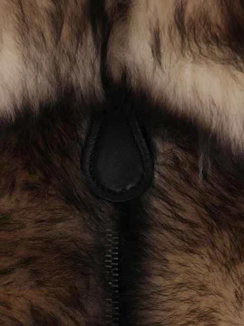 Jil Sander shearling zip coat - Brown - zdjęcie produktu nr 2