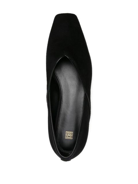 TOTEME Everyday suede loafers - Black
